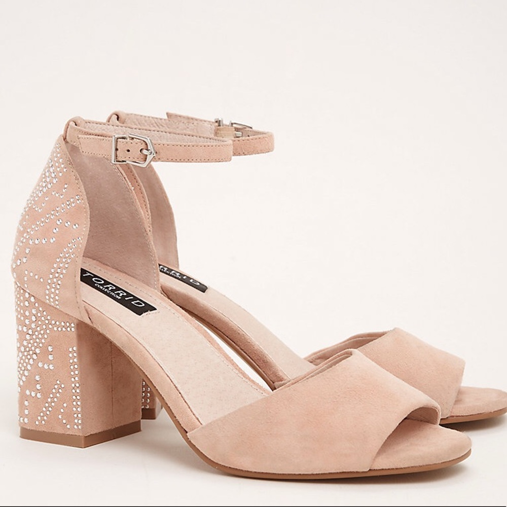 Torrid Collection Block Studded Heels